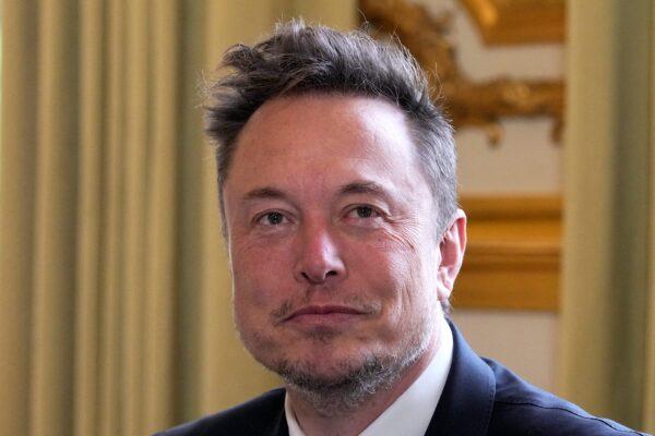 SpaceX, Twitter, and Tesla CEO Elon Musk meets with France's President at the Elysee presidential palace in Paris, on May 15, 2023. (Photo by Michel Euler/AFP via Getty Images)