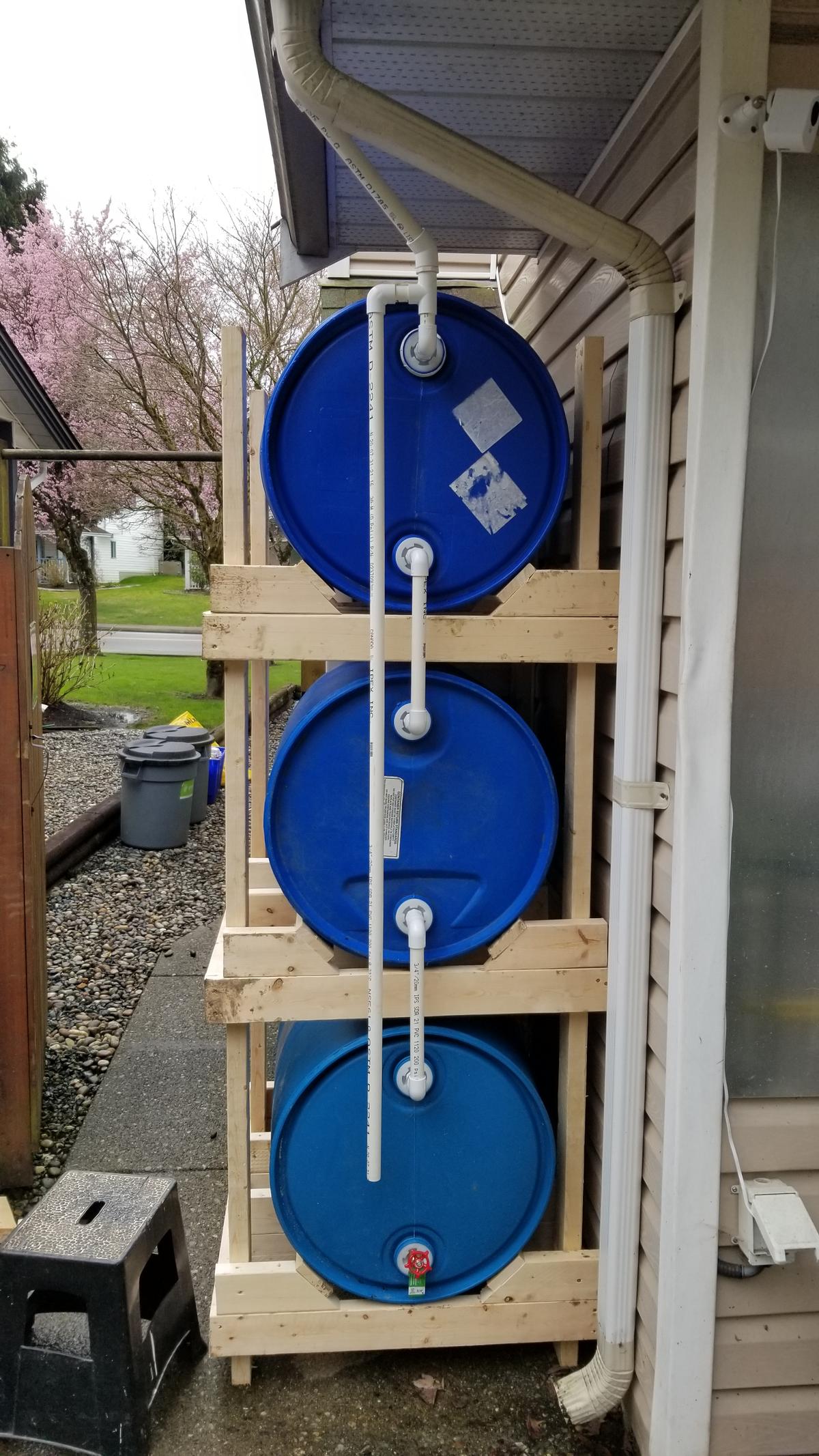 A rainwater harvesting system. (Courtesy of Michael Major)