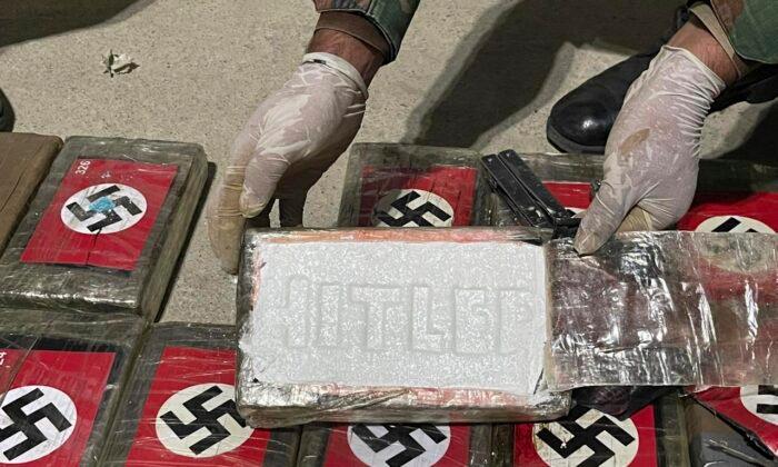 Police in Northern Peru Port Seize Cocaine Packets With Nazi Flag Printed on the Outside