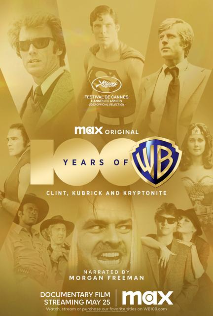 Cover of part 2 of "100 Years of Warner Bros." : "Clint, Kubrick, and Kryptonite." (HBO Max)