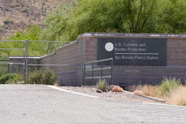 The U.S. Customs and Border Patrol Ajo Border Patrol Station on May 27, 2023. (Allan Stein/The Epoch Times)