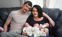 'It's Absolutely Amazing': Couple Beat 'One in 200 Million' Odds by Giving Birth to Identical Triplets