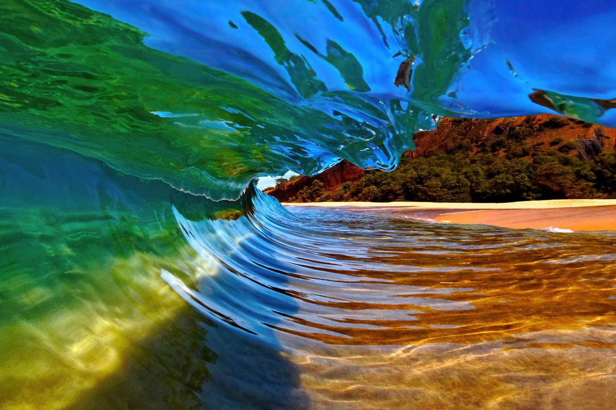 "Makena Glass" by Nick Selway, photographed at Makena Beach, Maui, Hawaii. (Courtesy of <a href="https://www.nickselway.com/">Nick Selway</a>)