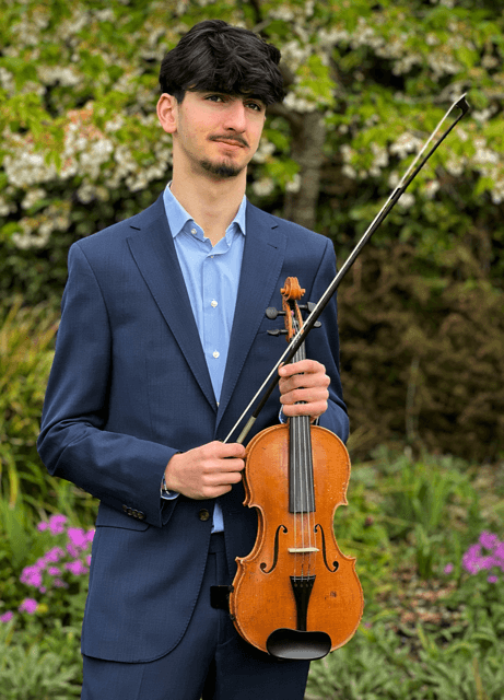 Johnny Blake, a 17-year-old Irish violinist, was invited as a 2023 International Shining Star. He'll perform Mozart D Major Violin Concerto Movement I. Allegro. (Courtesy of Johnny Blake)