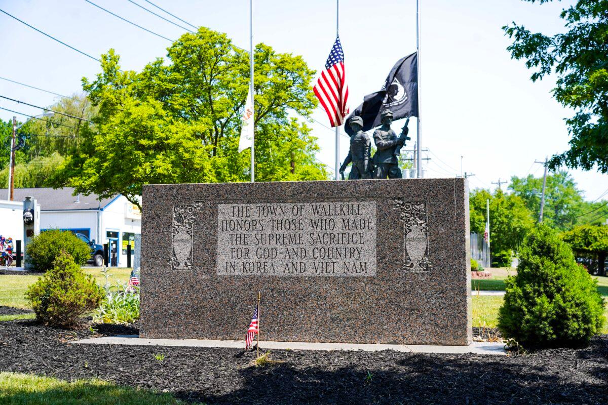 Town of Wallkill Memorial Park in Middletown, N.Y., on May 29, 2023. (Cara Ding/The Epoch Times)
