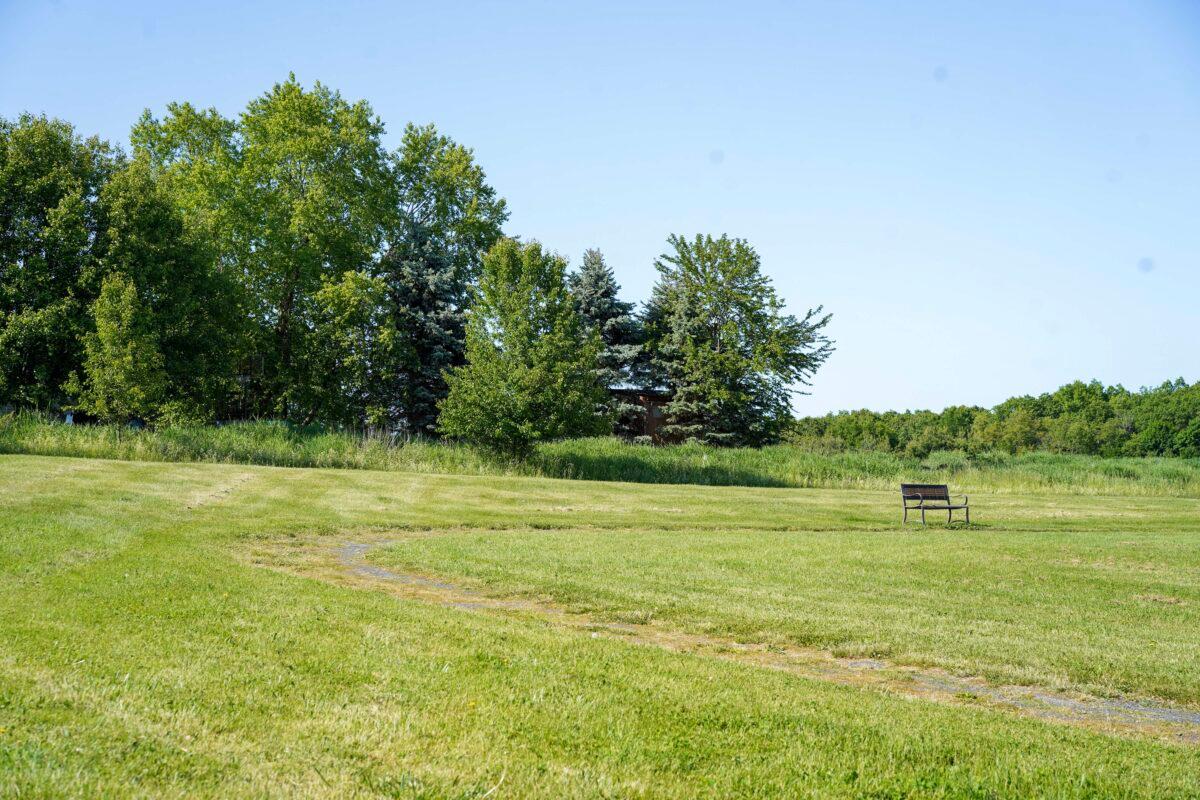 The Town of Mount Hope Dog Walking Park in Otisville, N.Y., on May 28, 2023. (Cara Ding/The Epoch Times)