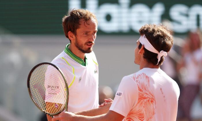 No. 2 Daniil Medvedev Ousted From French Open by Qualifier