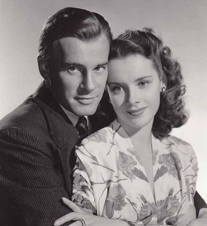 Publicity still with Richard Carlson and Susan Peters in the American comedy film "Young Ideas" (1943). (Public Domain)