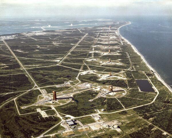 Launch complexes at Space Delta 45, in Cape Canaveral, Fla. (Courtesy of USSF)