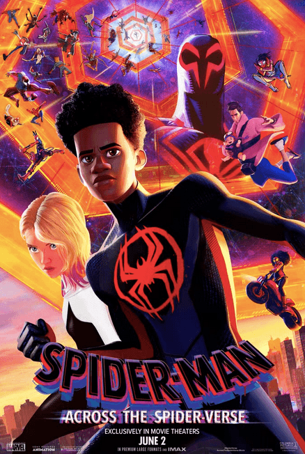 Movie poster for “Spider-Man: Across the Spider-Verse.” (Columbia Pictures and Sony Pictures Animation)