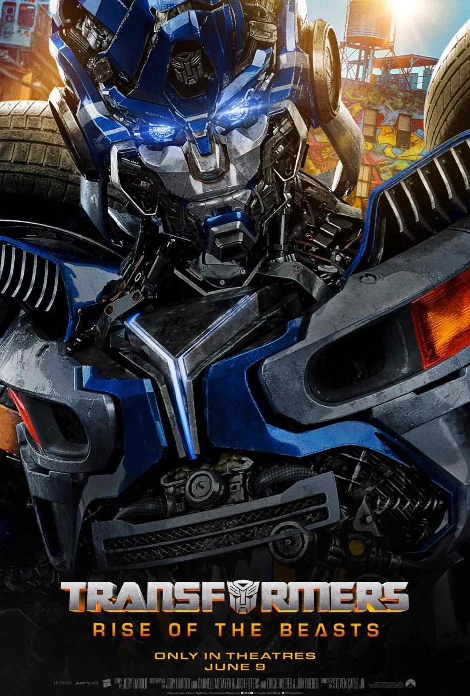 Movie poster for “Transformers: Rise of the Beasts.” (Paramount Pictures)
