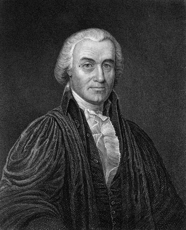 Circa 1800: Oliver Ellsworth (1745–1807). American jurist and politician, in Continental Congress, 1777–84, Constitutional Convention, 1787, U.S. senator, 1789–96, chief justice of the United States, 1796–1800, supported the Bill of Rights, one of the negotiators with Napoleon I, 1800. (Hulton Archive/Getty Images)