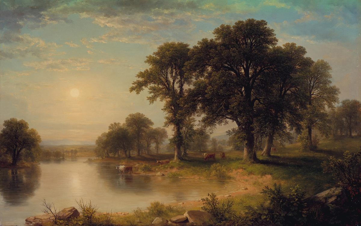 "Summer Afternoon," 1865, by Asher Brown Durand. Oil on canvas. Metropolitan Museum of Art, New York. (Public Domain)