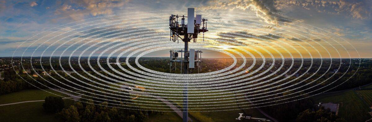Electromagnetic Frequency Radio Waves Around Cell Tower. (Ivelin Denev/Shutterstock)