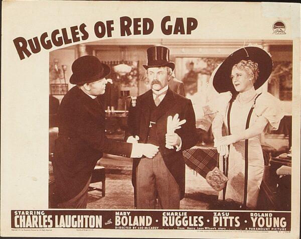 "Ruggles of Red Gap" stars Charles Laughton as a valet in service to the Flouds of Red Gap. (MovieStillsDB)