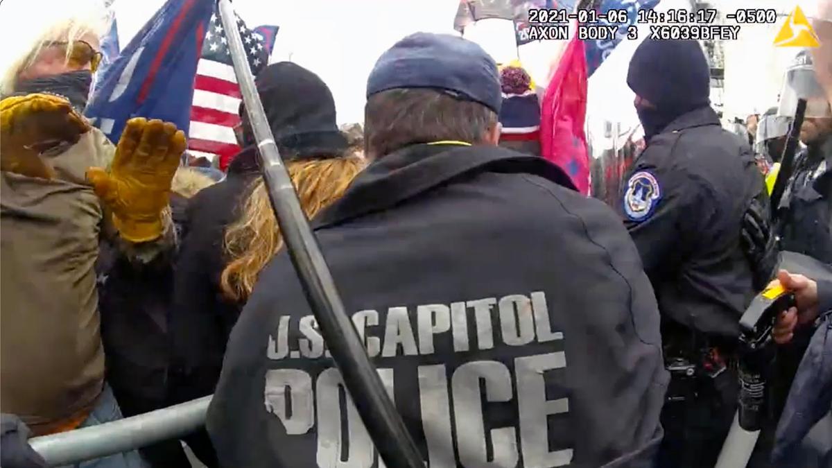 EXCLUSIVE: Dozens of Capitol Police Riot Helmets Were Confiscated Just Before Jan. 6, Former Lieutenant Says