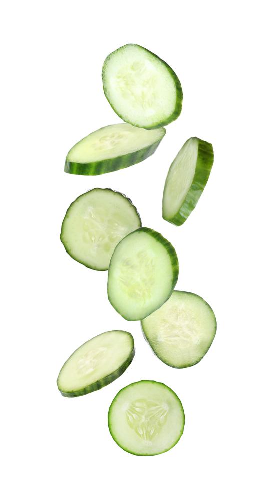 Cucumber is a must; from there, garnishes can be as wild or minimal as you like. (New Africa/Shutterstock)