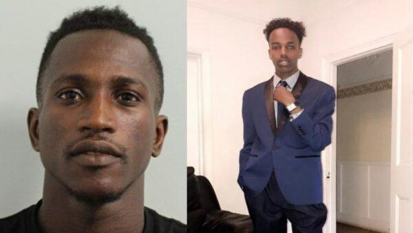 Undated images of Ali Ceesay (L) who changed his plea to guilty of the murder of Sharmake Mohamud (R) in Haringey, north London, on Sep. 21, 2021. (Metropolitan Police)