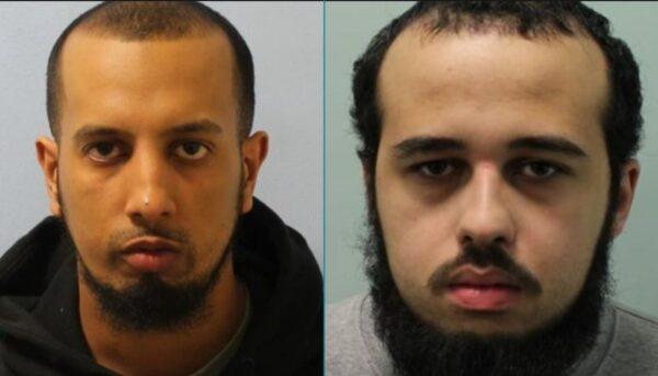 Undated images of Abdul Mohamed (L) and Mehdi Younes (R) who were convicted of murder and jailed for life at the Old Bailey in London on June 9, 2023. (Metropolitan Police)