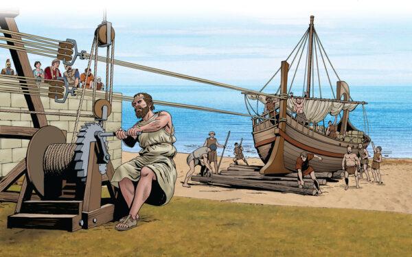 The poet uses the image of the pulley to show how God pulls us to him. (Massimo Todaro/Shutterstock)