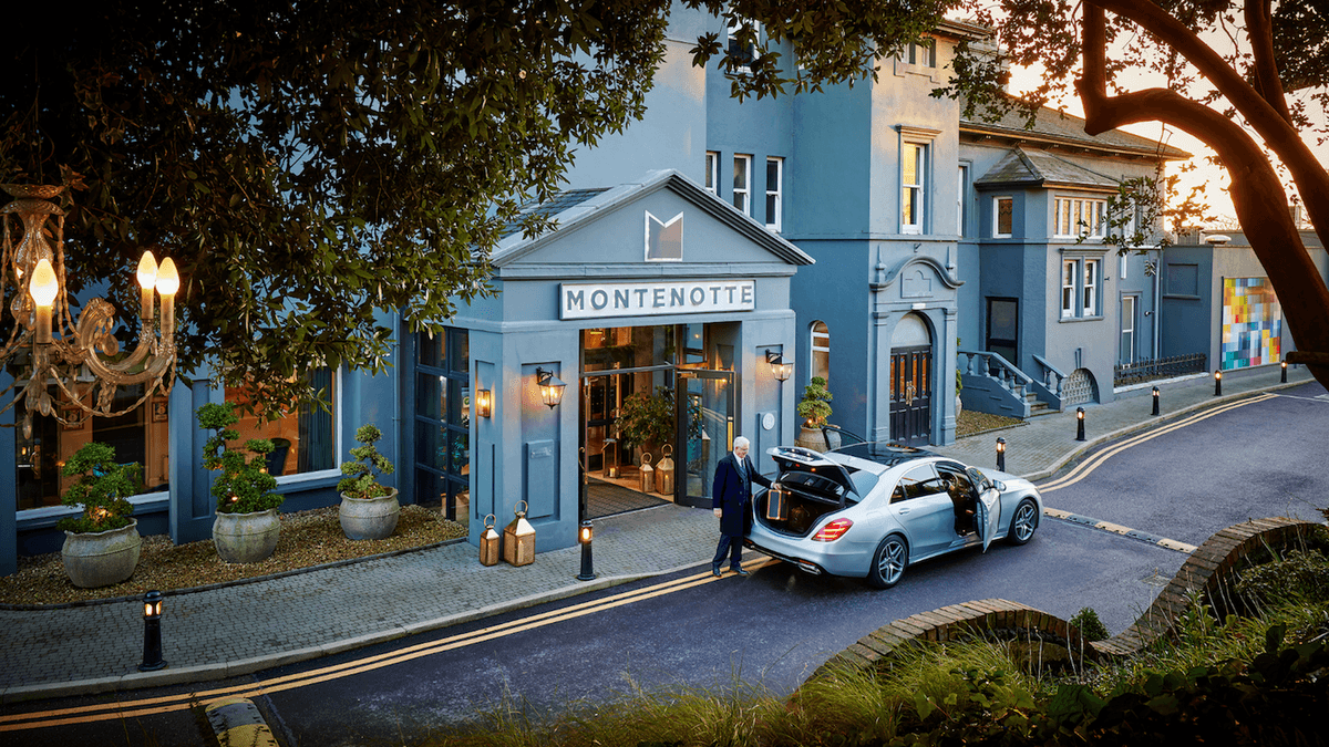 The entrance to The Montenotte Hotel. (Courtesy of Small Luxury Hotels of the World)