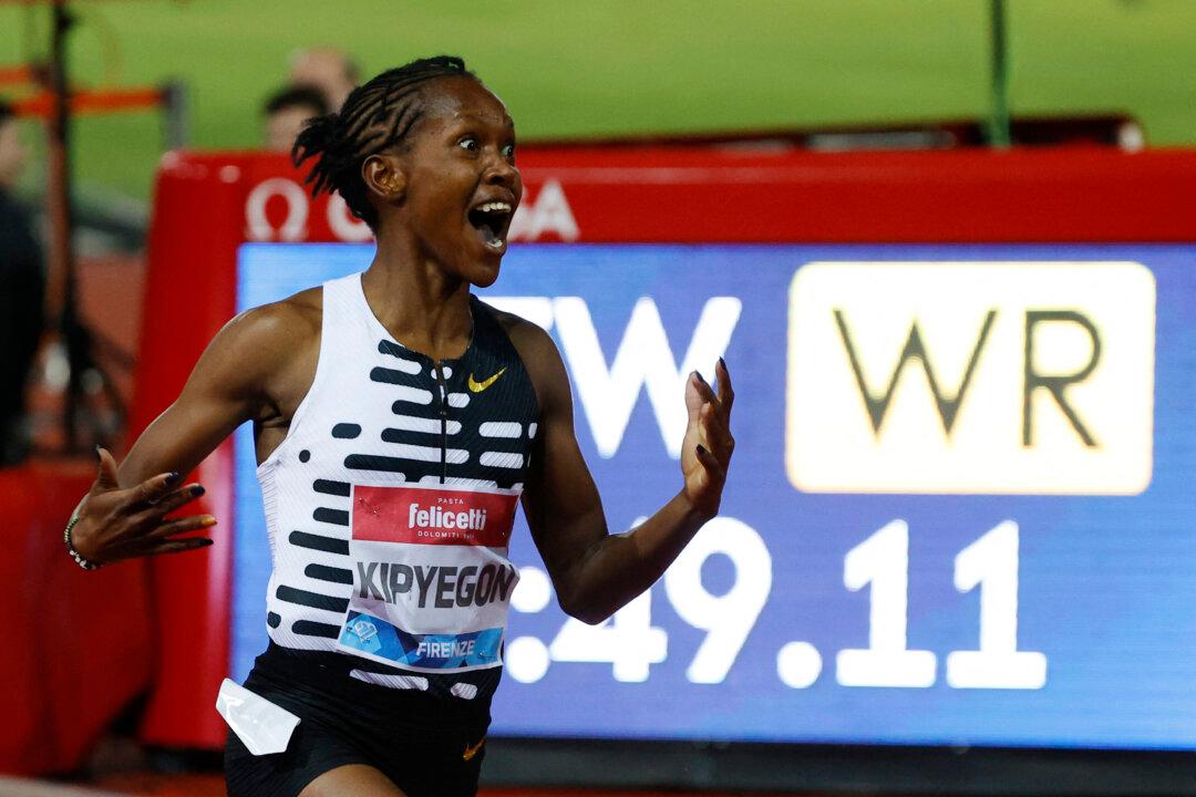 Shocked Kipyegon Adds 5,000m World Record to 1,500m Mark in Paris