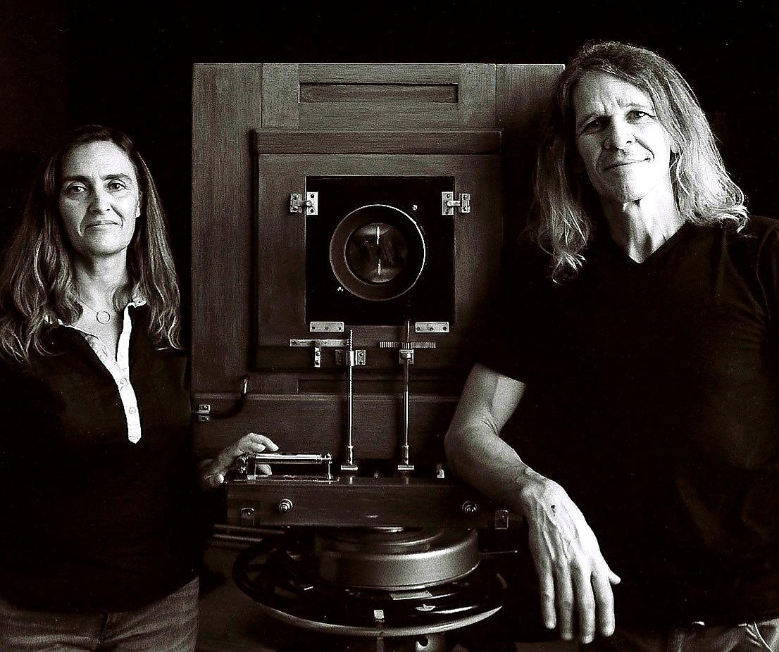 Kurt Moser and his production partner, Barbara Holzknecht. (Courtesy of Peter Schiering)