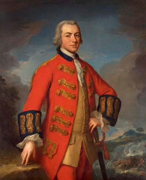 Henry Clinton led the British forces at the Battle of Monmouth. "General Henry Clinton," 1762-1765, by Andrea Soldi. (Public Domain)