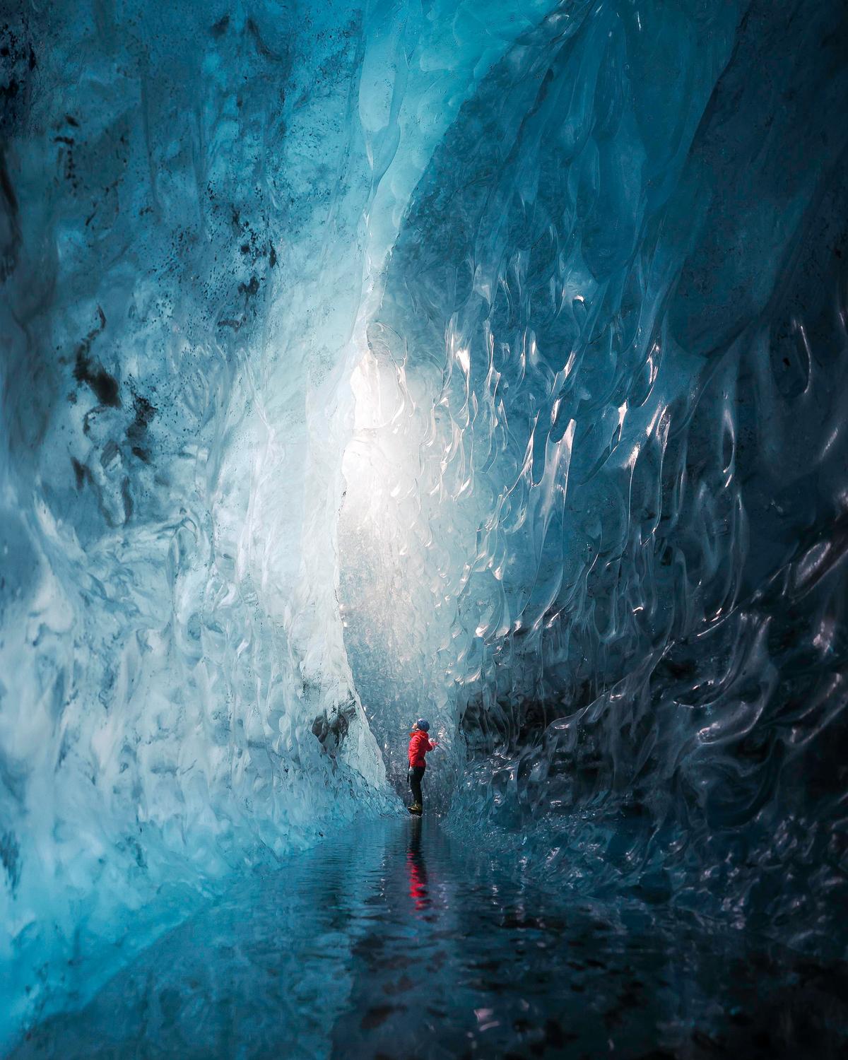 "The crystal crevasse". (Courtesy of <a href="https://www.instagram.com/thestrawhatbackpacker/">Ryan Newburn</a>)