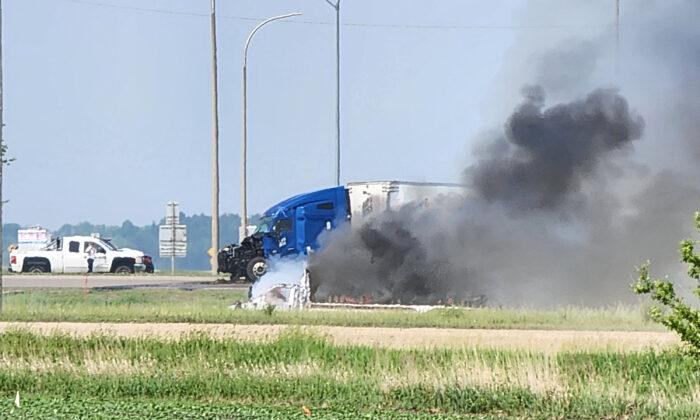 15 Dead After Crash Between Semi and Bus Carrying Seniors in Manitoba
