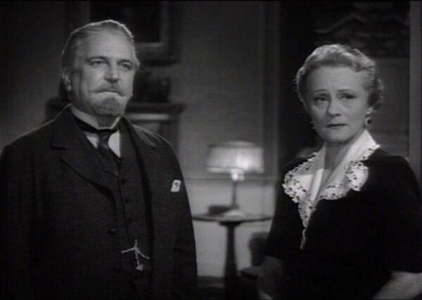 Professor Victor Roth (Frank Morgan) and Amelie Roth (Irene Rich), in "The Mortal Storm." (Metro-Goldwyn-Mayer)