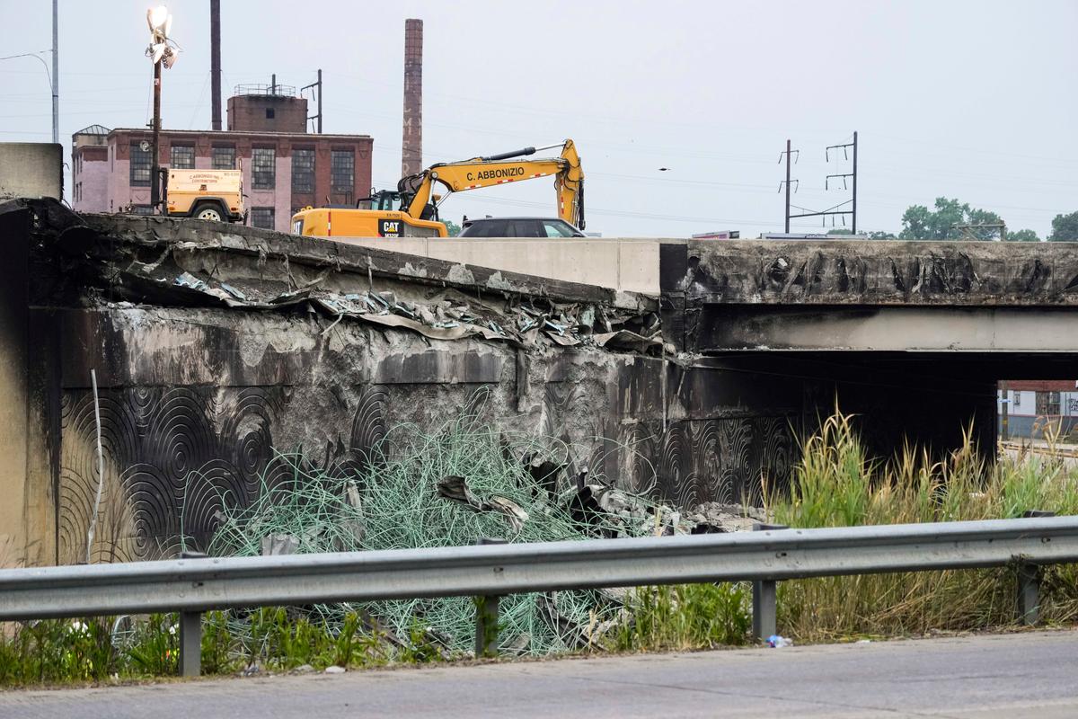 Collapsed Stretch of Interstate 95 in Philadelphia to Reopen Within 2 Weeks, Governor Says