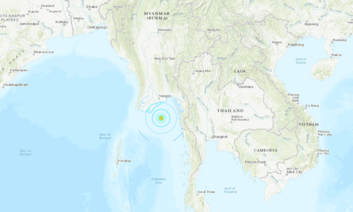 Earthquake Recorded Off Burma’s Coast, Shakes Buildings in Thailand