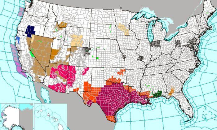 Federal Agency Issues Weather Alerts for Millions of People in Texas, Louisiana