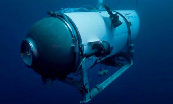 OceanGate Expeditions's Titan submersible in a file photo. (OceanGate Expeditions via AP)
