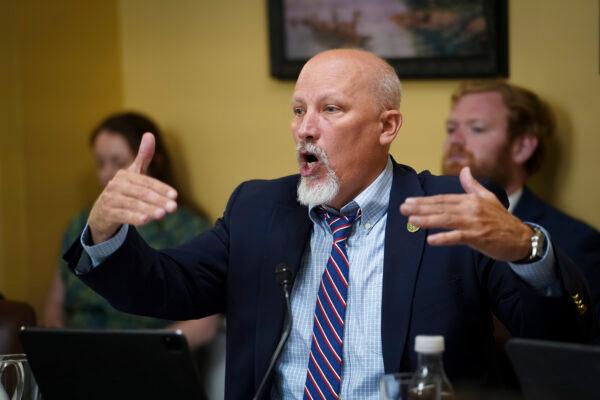 Rep. Chip Roy (R-Texas) speaks during a House Rules Committee meeting in Washington on June 20, 2023. (Madalina Vasiliu/The Epoch Times)