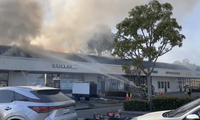 3-Alarm Fire Engulfs Restaurant at Irvine Strip Mall