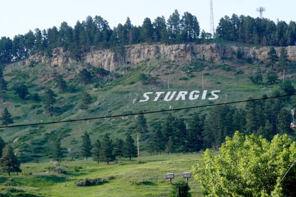 The town of Sturgis, S.D., has been a yearly Mecca for motorcycle enthusiasts since 1938. Photo taken, on June 17, 2023. (Allan Stein/The Epoch Times)