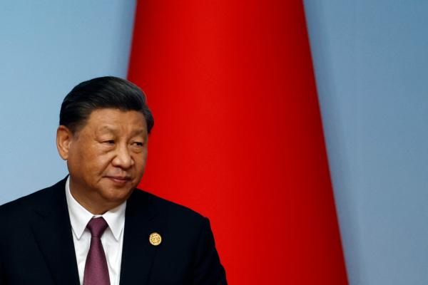 Chinese leader Xi Jinping attends a press conference at the China-Central Asia Summit in Xian, in China's northern Shaanxi Province on May 19, 2023. (Florence Lo/AFP via Getty Images)