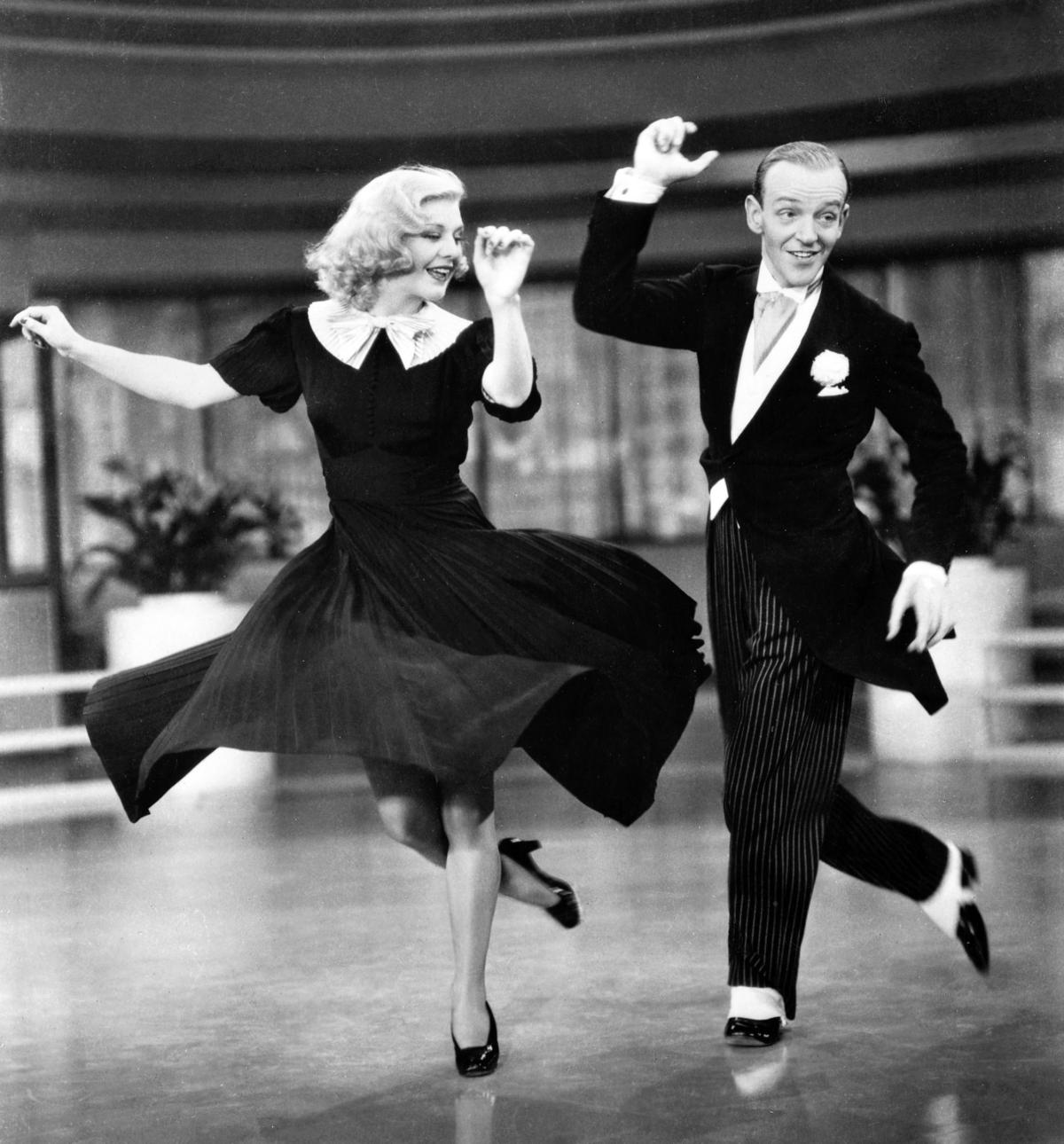 A publicity still of the 1936 film “Swing Time” starring Fred Astaire and Ginger Rogers. (MovieStillsDB)