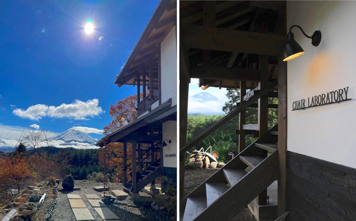 Views of the exterior of the kominka, now called Chair Laboratory, in Yamanashi Prefecture. (Courtesy of <a href="https://www.youtube.com/@dylaniwakuni">Dylan Iwanuki</a>)