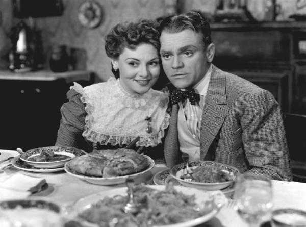 James Cagney and his sister Jeanne Cagney in “Yankee Doodle Dandy” (Warner Bros.)