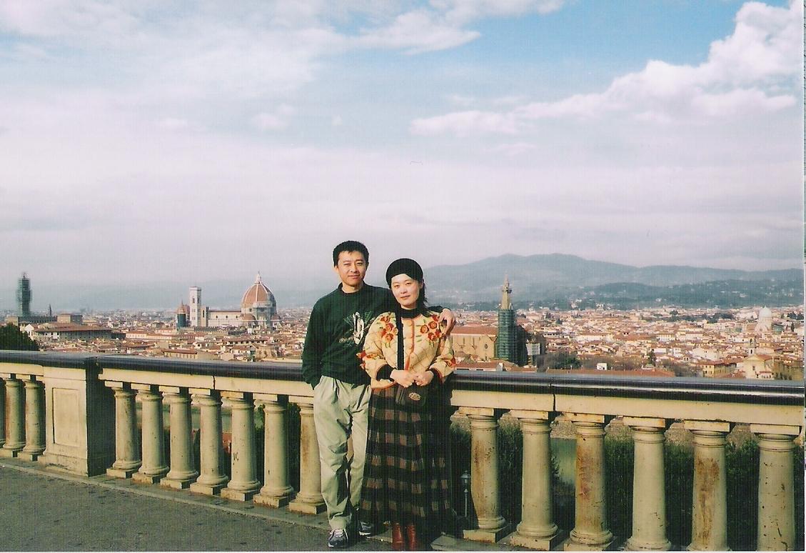 Bu Dongwei and Lou Hongwei in China. (Courtesy of Bu Dongwei)