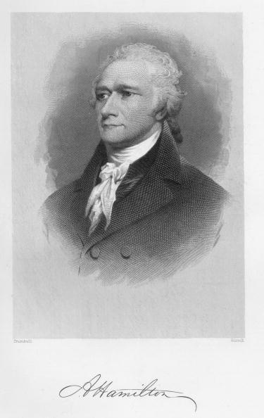 Alexander Hamilton, circa 1785. Engraving by Girsch. (Hulton Archive/Getty Images)