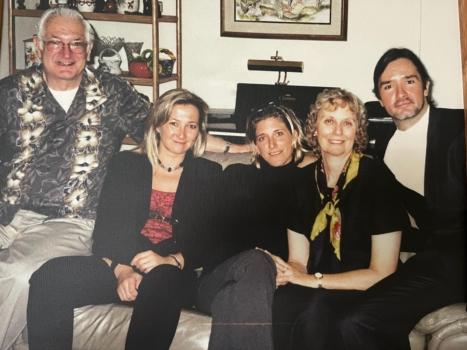 Alber family, left to right: Judge Keith Alber, Juliana, Becky, Linda, and Kevin. (Alber family)