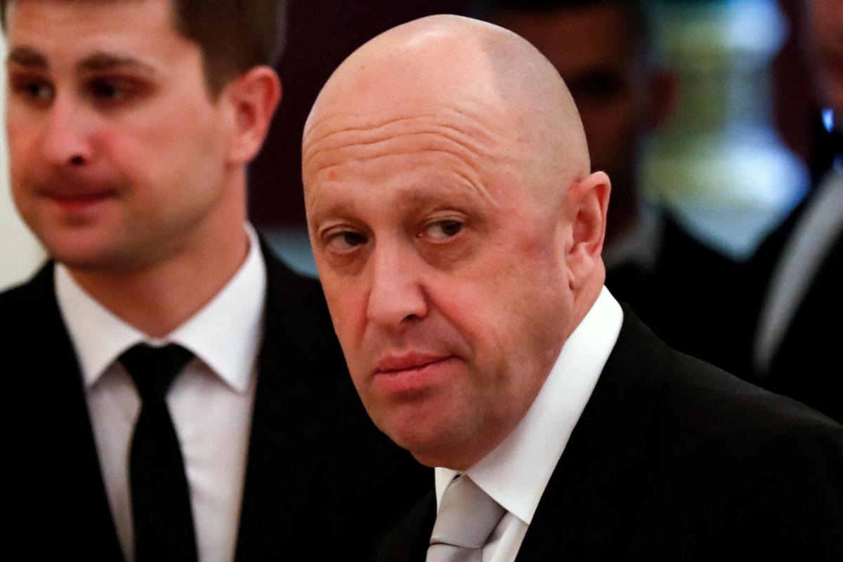 Russian businessman Yevgeny Prigozhin prior to a meeting with business leaders held by Russian and Chinese leaders at the Kremlin in Moscow on July 4, 2017. (Sergei Ilnitsky/Pool/AFP via Getty Images)
