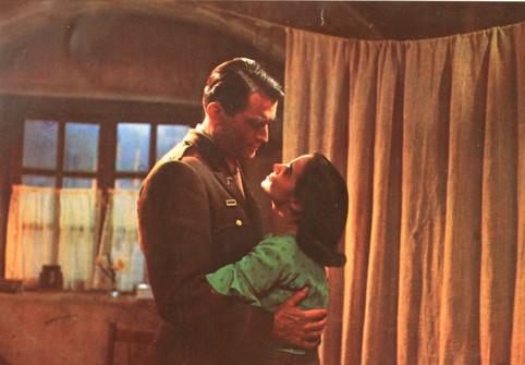 Tom Rath (Gregory Peck) and Maria Montagne (Marisa Pavan), in "The Man in the Gray Flannel Suit." (20th Century Fox)