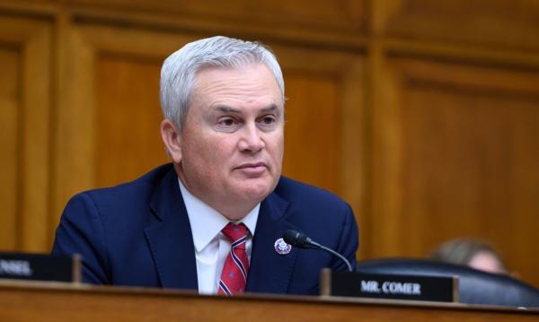 House Oversight Committee Chair James Comer (R-Ky.) speaks during a hearing on Capitol Hill in Washington on June 13, 2023. (Mandel Ngan/AFP via Getty Images)