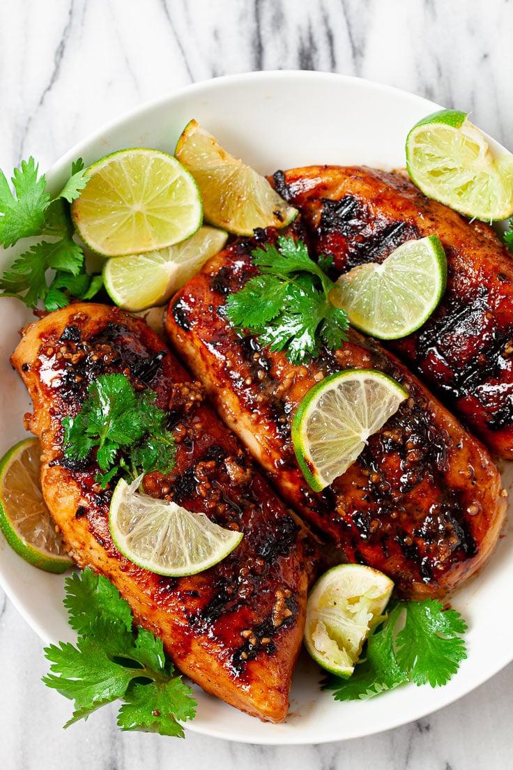Grilled Chicken Breast, Juicy and Tender