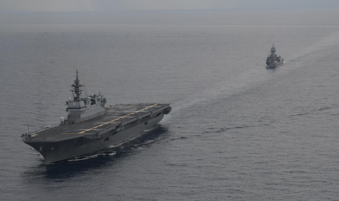 Australia and Japan Conduct Military Exercises in South China Sea